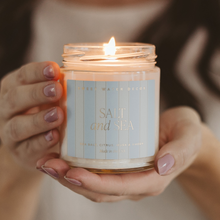 Load image into Gallery viewer, Salt and Sea 9 oz Soy Candle
