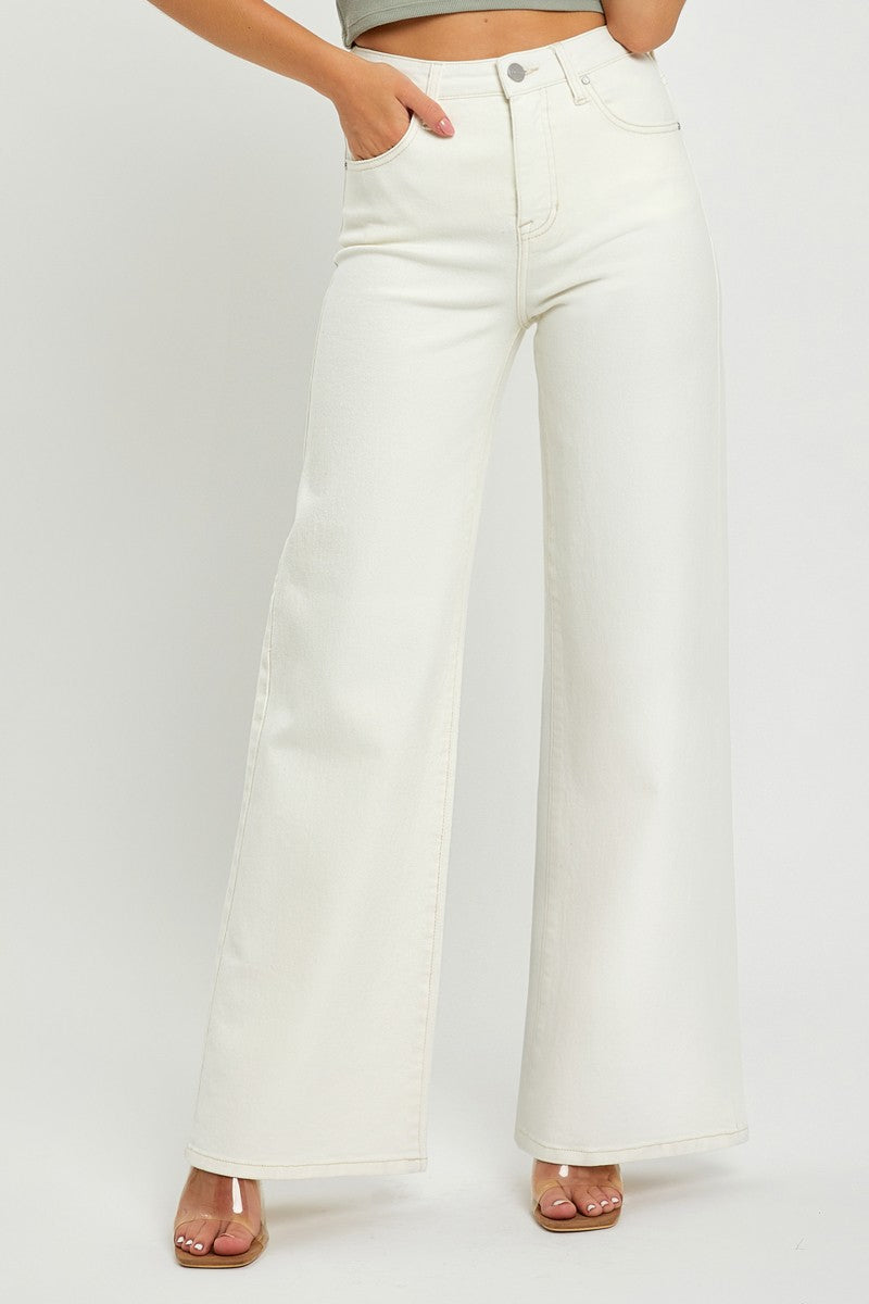 Grant- High Rise Wide Leg Jeans