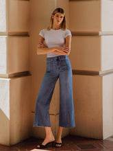 Load image into Gallery viewer, Milo- HIGH RISE  CROP WIDE JEANS
