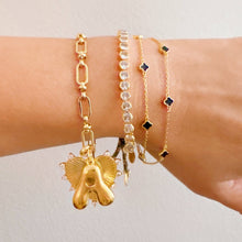 Load image into Gallery viewer, Petite Clover Layered Chain Bracelet
