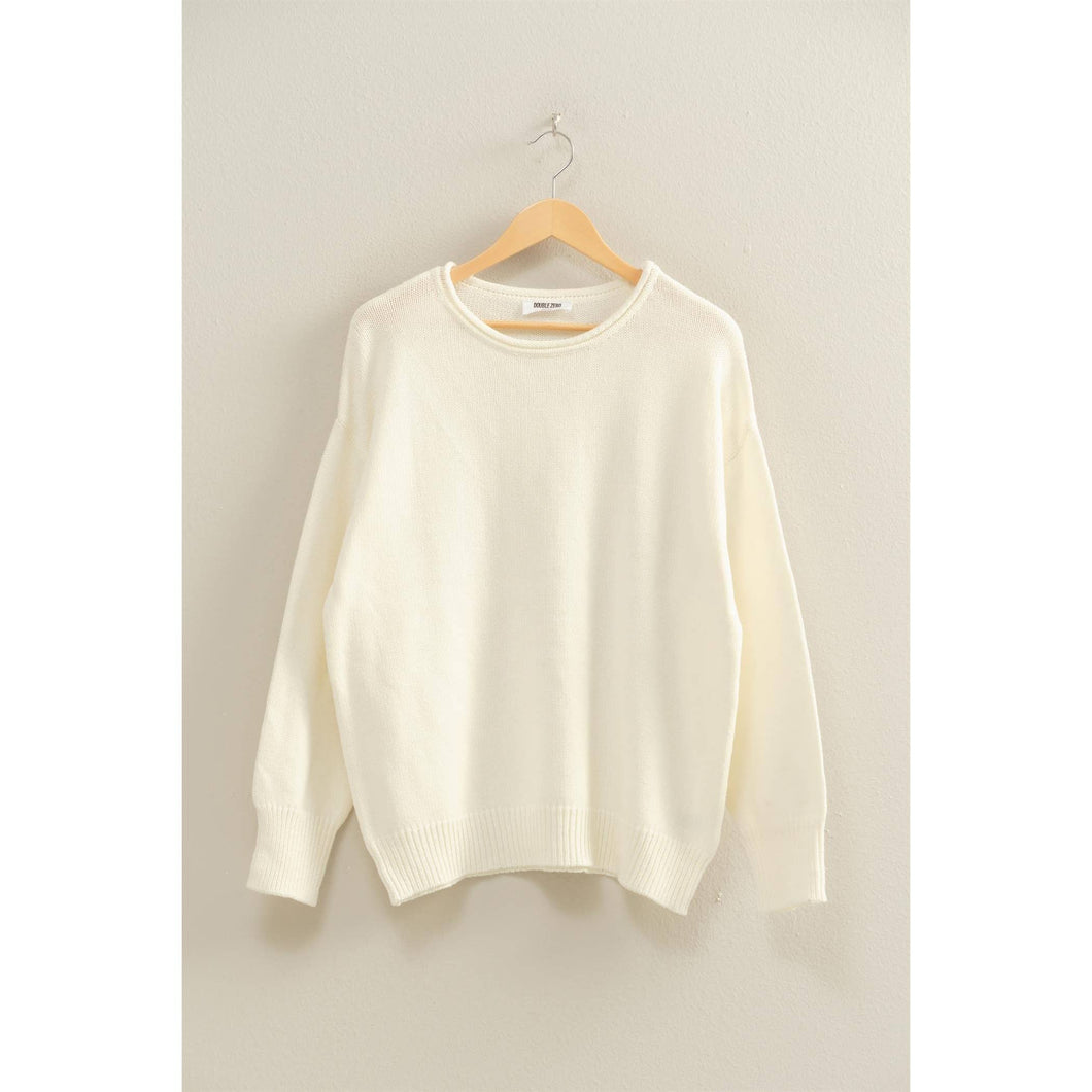 Regina- Oversized Roll Neck Knit Sweater