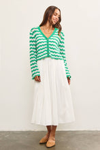Load image into Gallery viewer, Poppy- Scallop Edge V Neck Sweater Top
