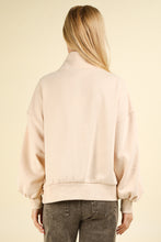 Load image into Gallery viewer, Arabella- Balloon Sleeve Button Down Henley Top
