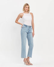 Load image into Gallery viewer, Jayden-SUPER HIGH RISE ANKLE SLIM WIDE JEANS
