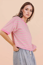 Load image into Gallery viewer, Erika-Oversized Stripe Casual Comfy Knit Top
