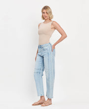 Load image into Gallery viewer, Ezra- High Rise Barrel Leg Jeans
