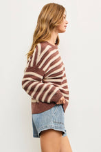 Load image into Gallery viewer, Paisley- Ribbed Striped Sweater
