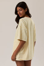 Load image into Gallery viewer, Cameron- Short Sleeve Oversized Stripe T-Shirt
