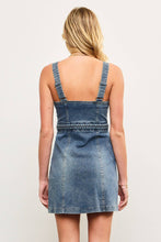 Load image into Gallery viewer, Scottie- Braided Waist Detail Zip Up Front Dress
