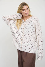 Load image into Gallery viewer, Dara-  Polka Dot Button Down Knit Cardigan
