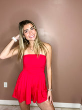 Load image into Gallery viewer, Ember-Double Layered Strapless Tube Top Romper
