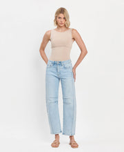 Load image into Gallery viewer, Ezra- High Rise Barrel Leg Jeans

