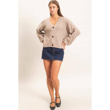 Load image into Gallery viewer, Madi- Textured V-Neck Cardigan
