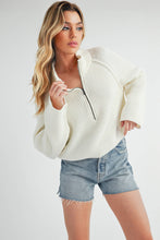 Load image into Gallery viewer, Debbie Half-Zip Sweater
