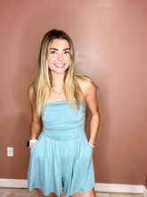 Load image into Gallery viewer, Malia- Double Layered Strapless Tube Top Romper
