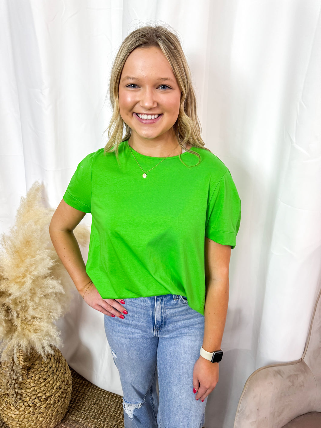 Reagan- Round Neck Tee Shirt
