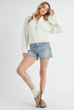 Load image into Gallery viewer, Debbie Half-Zip Sweater
