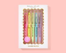 Load image into Gallery viewer, Pen Set - Motivational - "Best Teacher Ever" - 5 Piece Set
