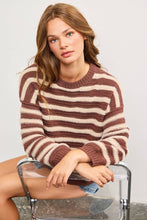 Load image into Gallery viewer, Paisley- Ribbed Striped Sweater
