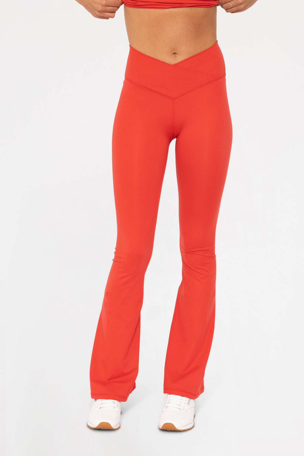 Randi- Venice Crossover Waist Yoga Pants