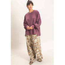 Load image into Gallery viewer, Kena- Oversized Raw Edge Sweatshirt
