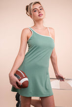 Load image into Gallery viewer, Eliza- Activewear Mini Dress with Inside Lining
