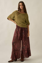 Load image into Gallery viewer, Kimber- Short-Sleeve Pointelle Ribbed Knit Sweater
