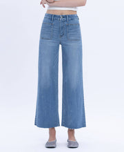 Load image into Gallery viewer, Milo- HIGH RISE  CROP WIDE JEANS
