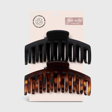 Load image into Gallery viewer, Recycled Plastic Oversized Matte Claw Clips 2pc Set
