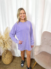 Load image into Gallery viewer, Gabby- Oversized Mini Sweatshirt Dress
