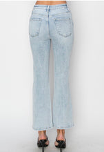 Load image into Gallery viewer, Clay- High Rise Crop Flare Jeans
