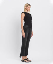Load image into Gallery viewer, Mateo- High Rise Raw Hem Cropped Jeans
