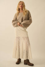 Load image into Gallery viewer, Ellie- Textured Knit Bubble-Sleeve Sweater

