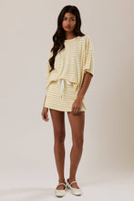 Load image into Gallery viewer, Cameron- Short Sleeve Oversized Stripe T-Shirt
