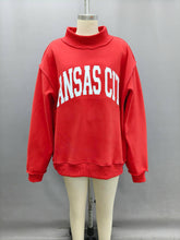Load image into Gallery viewer, KANSAS CITY &amp; KC Reversible Mock-neck Sweatshirt
