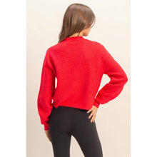 Load image into Gallery viewer, Brielle- Sparkly Bow Embellished Cozy Cardigan
