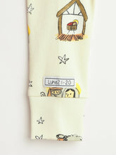 Load image into Gallery viewer, Away in a Manger PJ Footless Onesie Cotton
