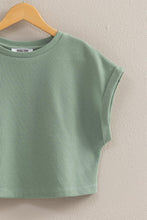 Load image into Gallery viewer, Priscilla- Waffle Knit Short Sleeve Top
