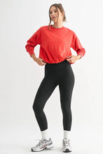 Load image into Gallery viewer, Lora- Mineral Bubble Hem Pullover
