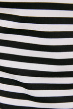 Load image into Gallery viewer, Lettie- Sleeveless High Neck Strip Knit Top
