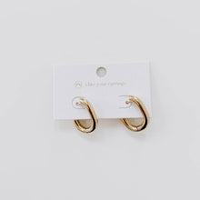Load image into Gallery viewer, Flirty Fantasy Oval Hoop Earrings -
