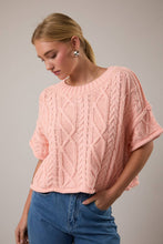 Load image into Gallery viewer, Carson- Short Sleeve Knit Sweater Top
