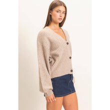 Load image into Gallery viewer, Madi- Textured V-Neck Cardigan
