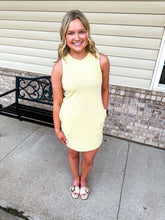Load image into Gallery viewer, Hattie-  Sleeveless Mini Cotton Dress
