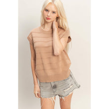 Load image into Gallery viewer, Andie- Textured Round Neck Dolman Sleeve Top
