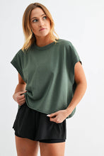 Load image into Gallery viewer, Zoey- Flow Open-Back Pima Cotton Tee
