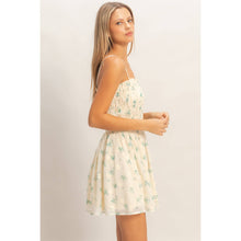 Load image into Gallery viewer, Brielle- Shirred Floral Button-Front Mini
