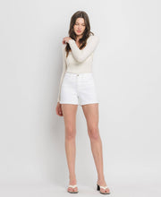 Load image into Gallery viewer, Archer- High Rise Double Cuffed Denim Shorts
