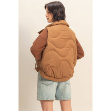 Load image into Gallery viewer, Chloe- High Neck Quilting Puffer Vest
