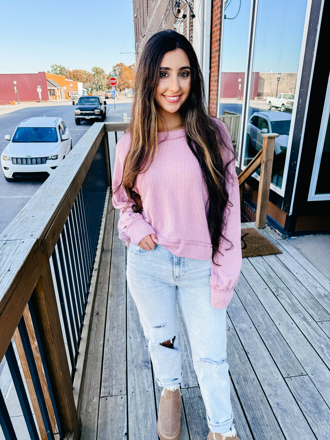 Sylvia-Oversized Knit top